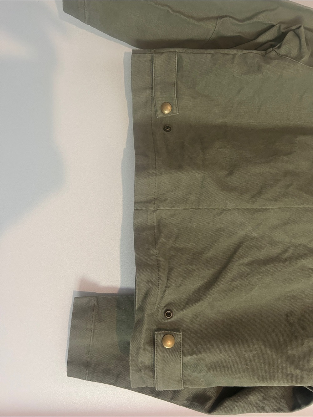 Lucky Brand Women’s Olive Green Cotton Zip-Front Barn Jacket - Picture 4 of 8